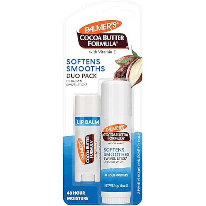 PALMER'S PALMERS COCOA BUTTER ULTIMATE MOISTURE KIT FOR UNISEX - 2 PC 0.15OZ LIP BALM SPF 15, 0.5OZ LIP MO - Image 1